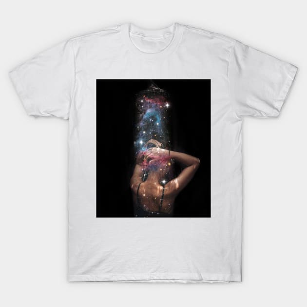 Cosmic shower T-Shirt by Kokeeneva